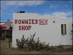 Ronnies SEX shop Route 62 Zuid Afrika